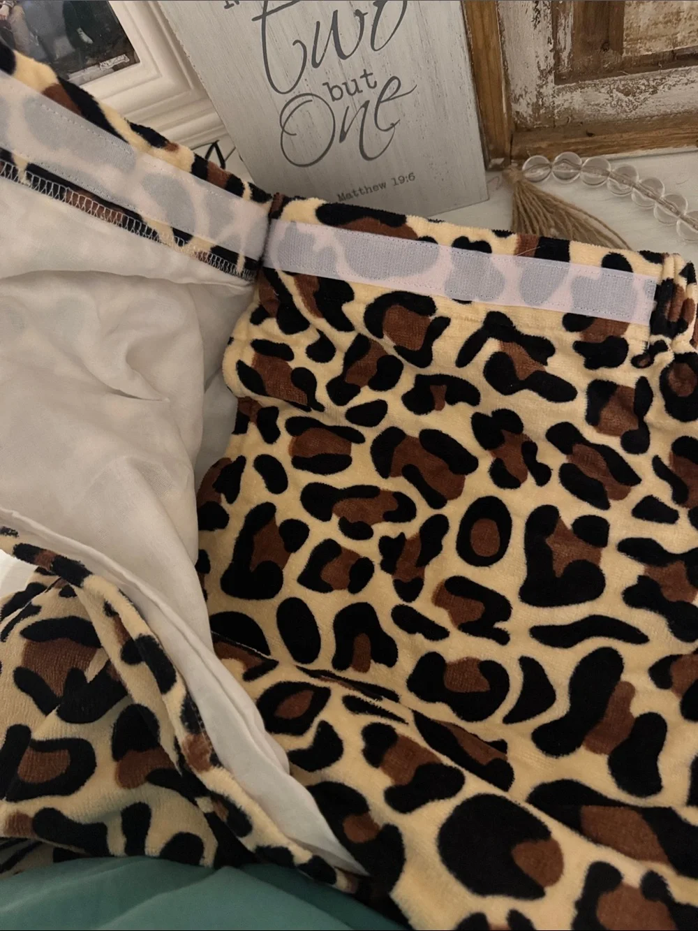Southern Couture Leopard Print Bath Towel Dress